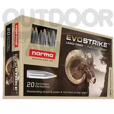 Norma EVOStrike Ammunition 30-06 Springfield 139 Grain Polymer Tip Lead Free Box of 20