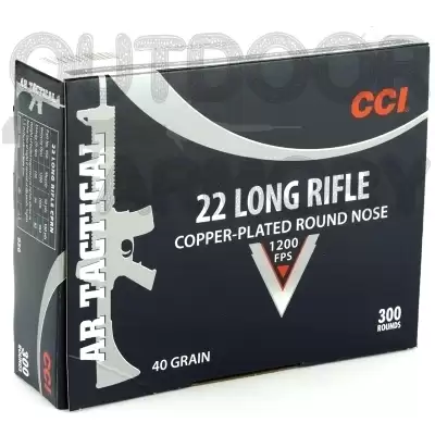 CCI Tactical Ammo .22LR 40gr Plated LRN – 3000 Rounds