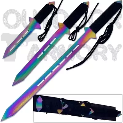 3Pcs Ninja Warrior Sword Set