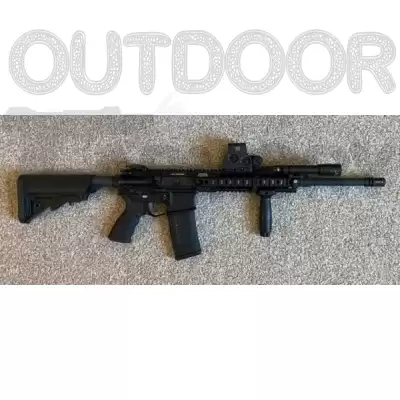 AR15 DPMS PANTHER ORACLE 3X MAGNIFIER & RED DOT QUAD RAIL